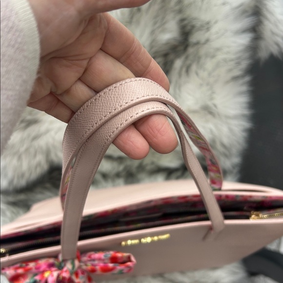 Betsey Johnson Pink Tote with Floral Bow - Picture 5 of 15